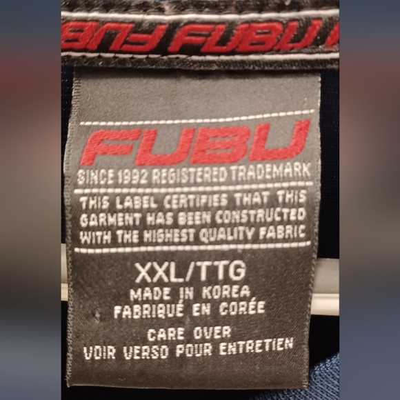 VTG FUBU Sports 05 Official Champions XXL League Football Jersey Blue Y2K - Picture 7 of 16